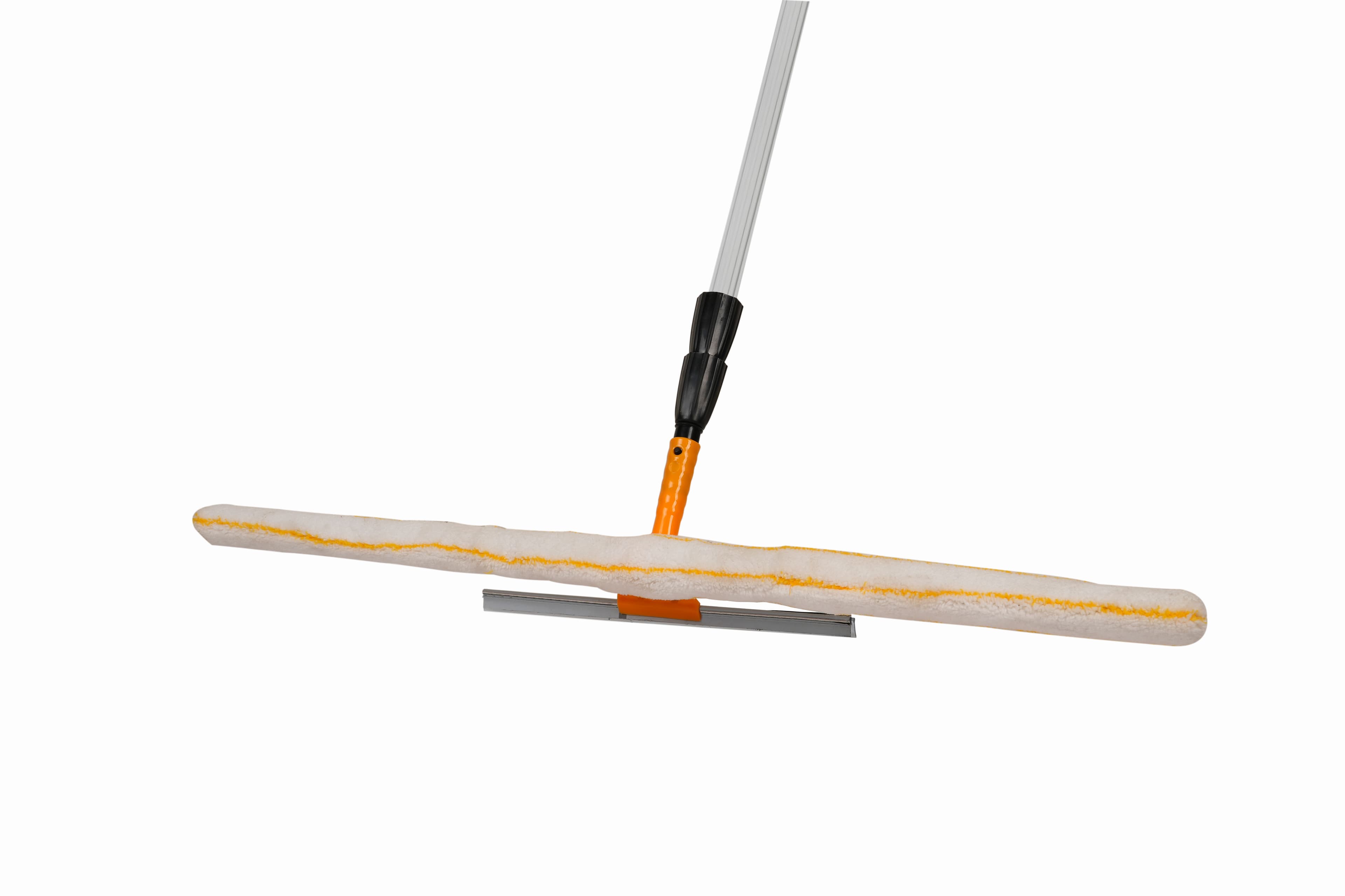 100CM Cleaning Mop with Microfiber, Wiper, and Adjustable Telescopic Extension Pole, Multipurpose Mop for Solar Panels, Glass, Windows, and Home Cleaning